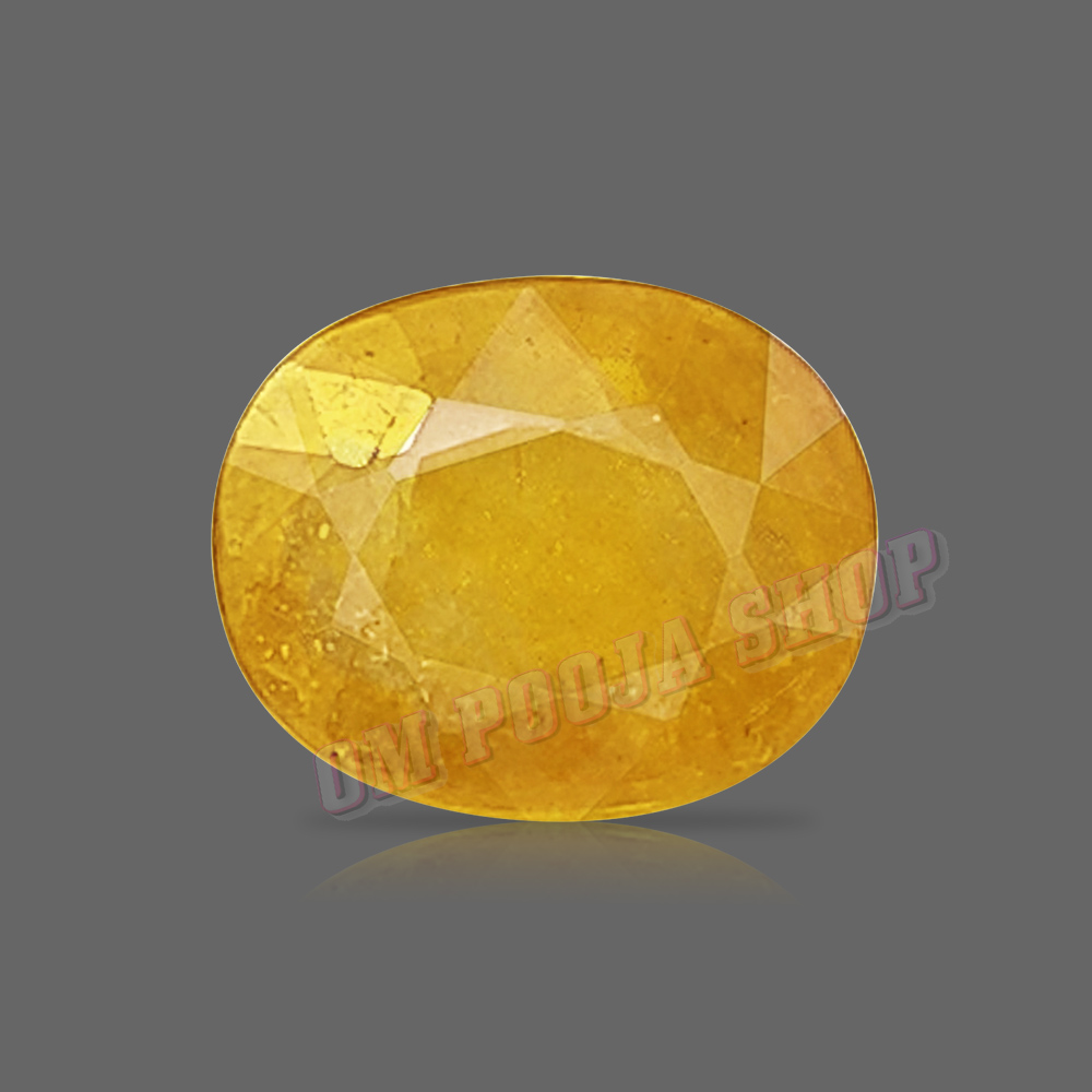 Buy natural Yellow Sapphire ring 8.25 ratti original lab certified Ring  pila pushkaraj for unisex by Ceylonmine Online - Get 65% Off