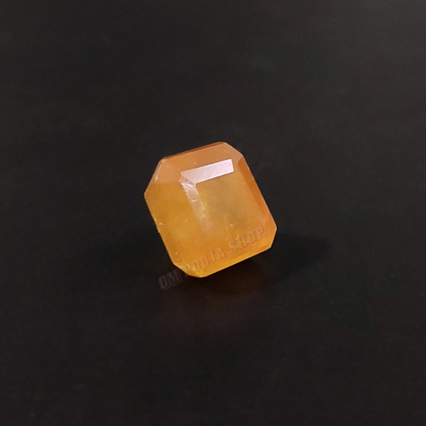 Yellow Sapphire (Pushkaraj) Square Shape - 4.10 carats