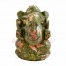 Durja Ganpati Murti in Unakite Gemstone - 126 GMS