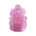 Shri Ganpati Murti in Rose Quartz Gemstone - 50 to 70 grams