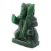 Hanuman ji Murti in Green Jade Gemstone - 100 Grams