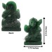 Hanuman ji Murti in Green Jade Gemstone - 100 Grams