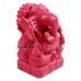 Moonga Siddhi Vinayaka Ganesha Statue in Red Coral GemStone - 4 Inch - 165 Gms