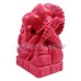 Moonga Siddhi Vinayaka Ganesha Statue in Red Coral GemStone - 4 Inch - 165 Gms