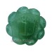 Green Aventurine Lakshmi Charan Paduka on Lotus Flower - 50 to 95 Gms