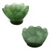 Green Aventurine Lakshmi Charan Paduka on Lotus Flower - 50 to 95 Gms