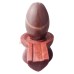 Narmada Shivlingam with Red Jasper Yoni Base Gemstone