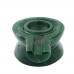 Shivling with Yonibase in Green Jade Gemstone