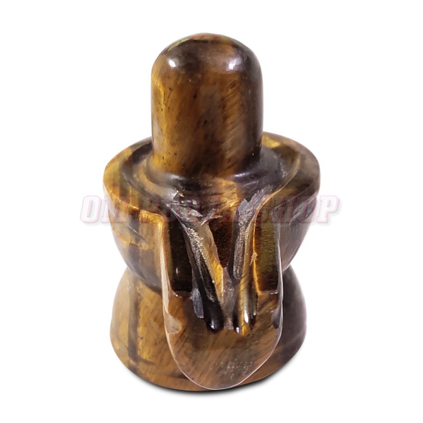 Shivling in Tigers Eye Gemstone - 70 to 80 GMS