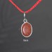 Sunstone Stone Pendant in German Silver