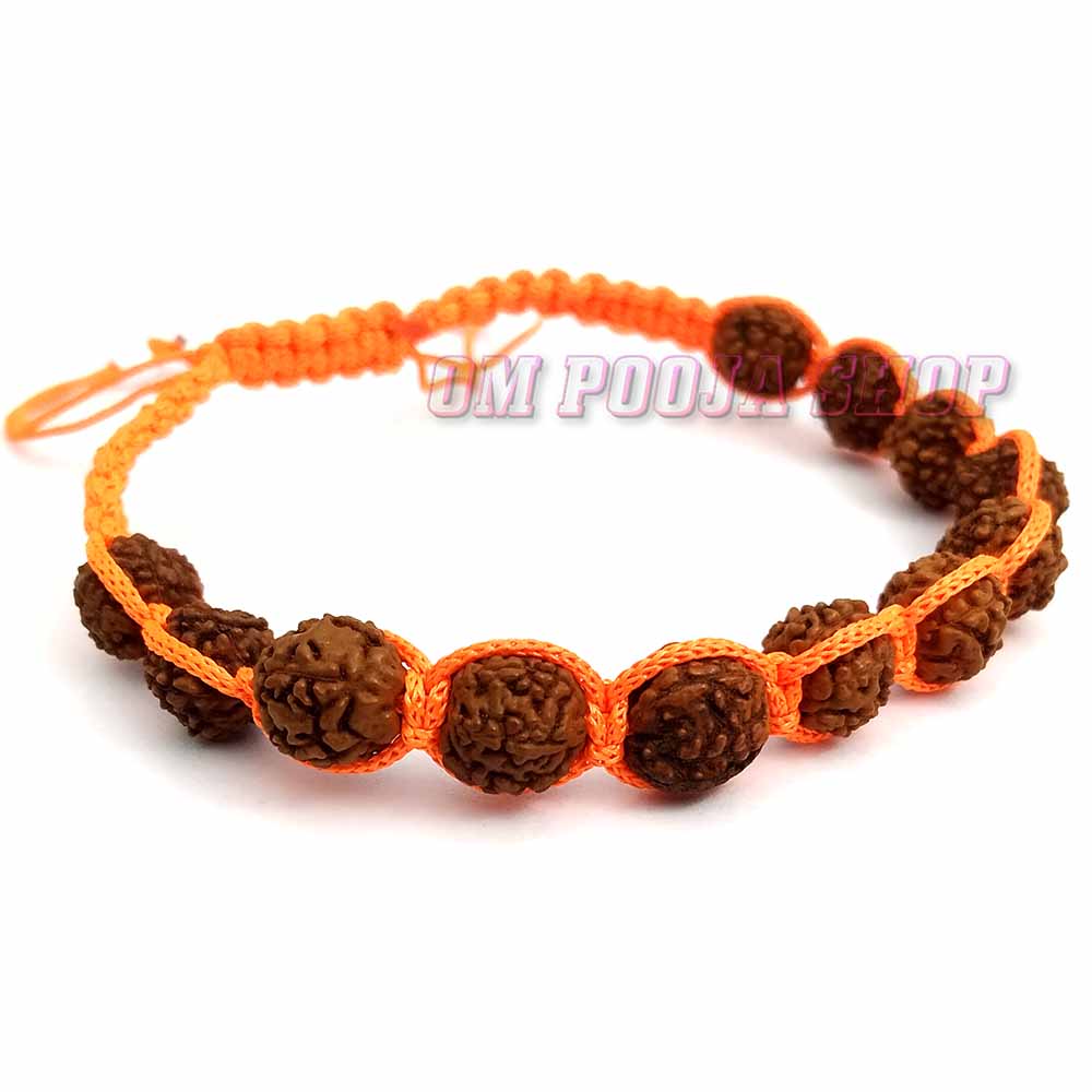 Amazon.com: Vado® Rudraksha Bracelet, Stretchable Energized Wrist Band with  5 Mukhi Natural Rudraksh Beads Pack of 4 (9MM, Brown): Clothing, Shoes &  Jewelry