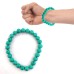 Turquoise Firoza Stone Bracelet - Beads 8 mm