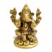 Lambodara Ganesh Brass Statue