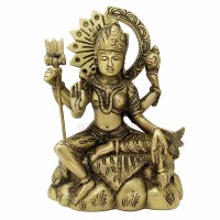 Brass Dancing Ardhanarishvara (Shiva Shakthi), Hindu Brass Statues