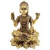 Bala Tripura Sundari Idol on Lotus Flower in Brass (Size- 6.5x5x4 inch)