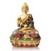 Blessing Buddha Brass Colorful Sculpture