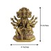 Gayatri Idol in Brass - 5 Inches