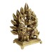 Goddess Maa Sherawali Durga Murti in Brass (Size_3.5x4.5 inches)