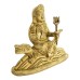 Khodiyar Mata Brass Idol - Size: 3 x 3.5 x 1.3 Inches