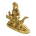 Khodiyar Mata Brass Idol - Size: 3 x 3.5 x 1.3 Inches