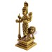 Kolhapur Lakshmi Devi Idol in Brass Size- 1.9 x 2 x 4.75 inches