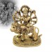 Maa Jagdamba Durga Shera Wali Mata Brass Statue (Size_5.25x4.25x2.2 inches)