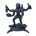 Rudra Avatar Batuk Bhairav Black Brass Statue - Size: 4.75 x 4.25 x 1.75 inch