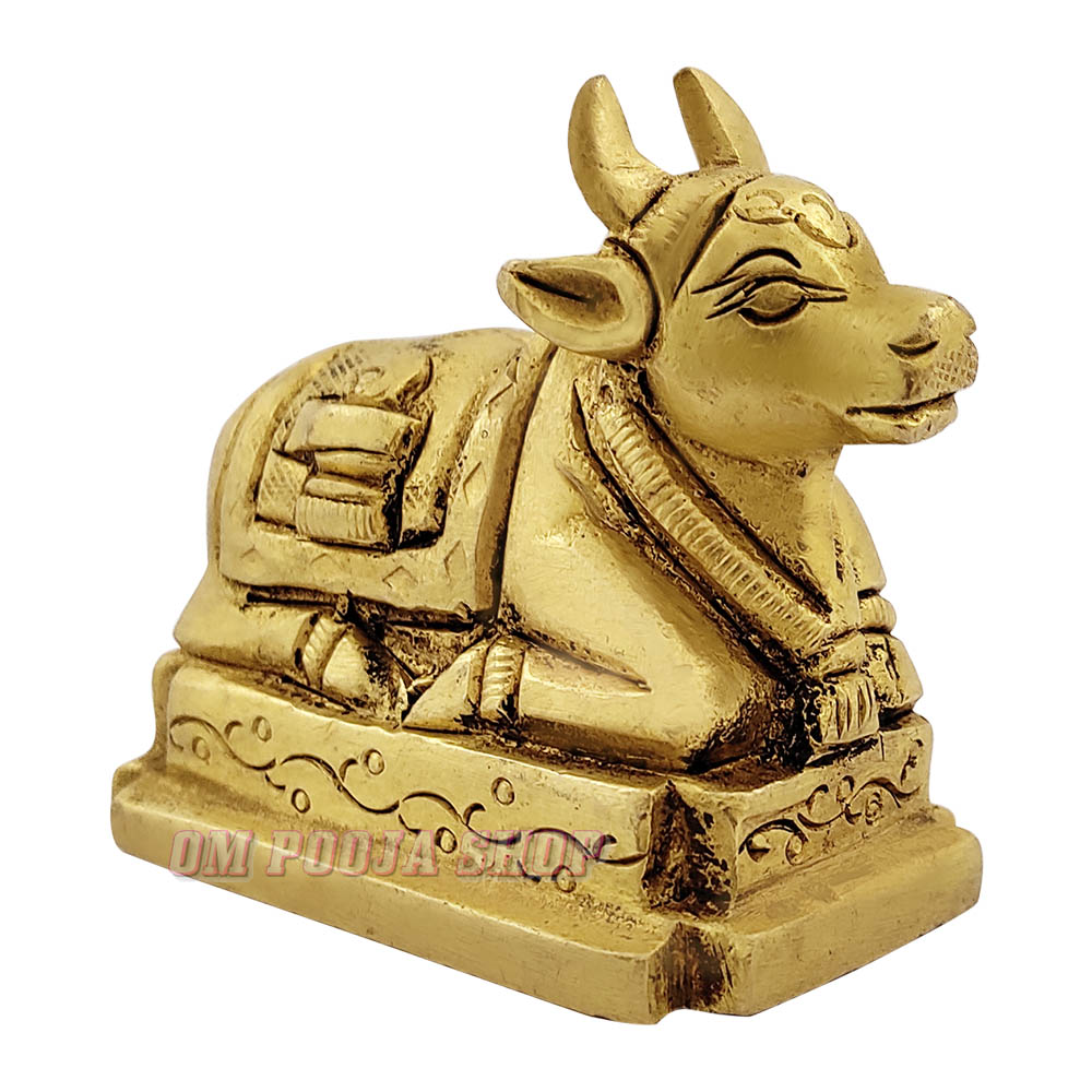 PINNACLE VASTU Brass Nandi (Bull) Showpiece Statue Vastu Remedy For ...