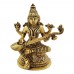 Vina Vadini Saraswati Brass Sculpture - 5 Inch