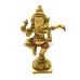 Dancing Ganesha Elegant Brass Statue - 3.75 inches