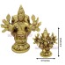 Ganesh With Riddhi Siddhi Brass Murti