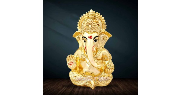 Ganesh 3D Idol – Akshara Silver