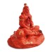 Meditating Hanuman Statue Ramji in Heart for Car Dashboard, Office, Gift & Home Decoration - Size 3 x 3 x 2 inches