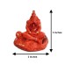 Meditating Hanuman Statue Ramji in Heart for Car Dashboard, Office, Gift & Home Decoration - Size 3 x 3 x 2 inches