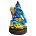 Neelambar Lord Shiva Idol in Blessing Pose for Car Dashboard, Office, Gift & Home Decoration - Size 4.7 x 3 x 2.5 inches