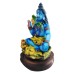 Neelambar Lord Shiva Idol in Blessing Pose for Car Dashboard, Office, Gift & Home Decoration - Size 4.7 x 3 x 2.5 inches