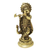 M&M - Lord Guru Shri Dattatreya Brass Sculpture / Synthesis of
