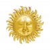 Bhagawan Surya Dev Wall Hanging in Brass - 10 inches