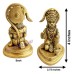 Mahabali Hanuman Brass Murti - 4 inch