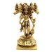 Panchmukhi Hanuman Standing Statue in Brass - Size: 1.6 x 2.25 x 4 inches