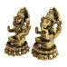 Shubh Labh Laxmi Ganpati Brass Murti