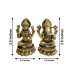 Shubh Labh Laxmi Ganpati Brass Murti