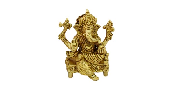 Laddu Gopal Dancing on Kaliya Nag Brass Statue