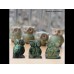 Owl Figurine for Feng Shui Vastu Labradorite Gemstone Size - 1.25 inch