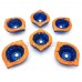 Boat Soil Mitti Diya Set of 6