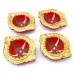 Designer Mitti Diya Set of 4