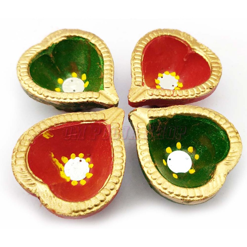 Dil Diwali Mitti Diya Set of 4