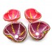 Heart Shape Mitti Diya Set of 4