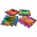 Swastik Shape Rangoli Mitti Diya Set of 4