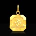 Good Luck Aum Pendant in 18Kt Pure Gold - 0.76 grams